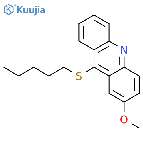 ACRIDINE, 2-METHOXY-9-(PENTYLTHIO)- structure