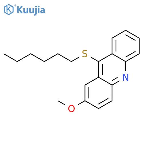 ACRIDINE, 9-(HEXYLTHIO)-2-METHOXY- structure