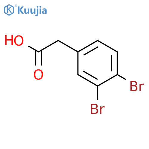 2-(3,4-Dibromophenyl)acetic Acid structure