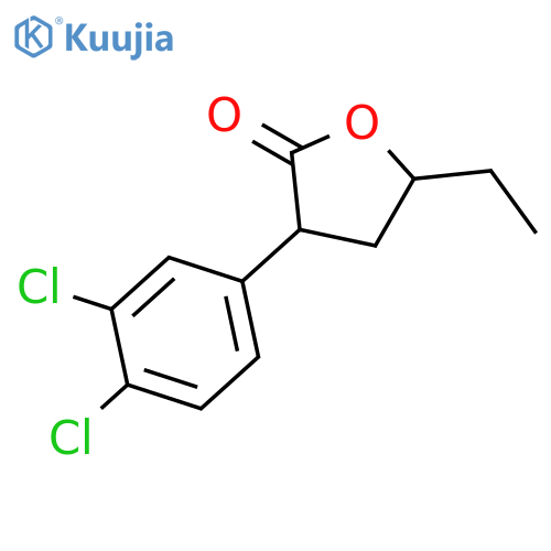 2(3H)-Furanone, 3-(3,4-dichlorophenyl)-5-ethyldihydro- structure