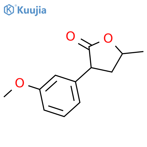 2(3H)-FURANONE, DIHYDRO-3-(3-METHOXYPHENYL)-5-METHYL- structure