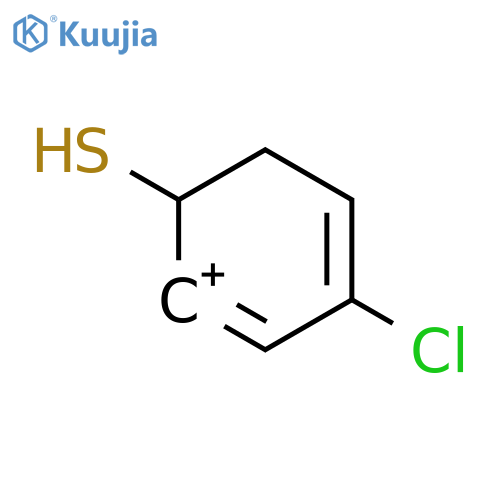CYCLOHEXADIENYLIUM, 3-CHLORO-6-MERCAPTO- structure