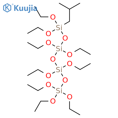 Tetrasiloxane, 1,1,1,3,3,5,5,7,7-nonaethoxy-7-(2-methylpropyl)- structure