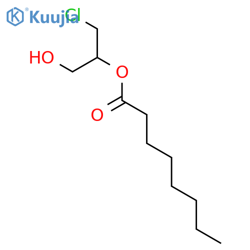 rac-2-Octanoyl-3-Chloropropanediol structure