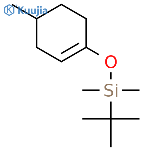 Silane, (1,1-dimethylethyl)dimethyl[(4-methyl-1-cyclohexen-1-yl)oxy]- structure