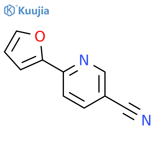 6-(furan-2-yl)pyridine-3-carbonitrile structure