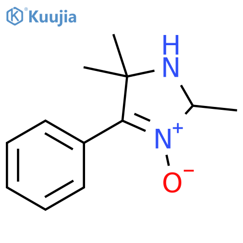 1H-Imidazole, 2,5-dihydro-2,5,5-trimethyl-4-phenyl-, 3-oxide structure