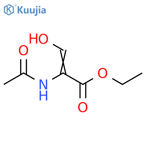 2-Propenoic acid, 2-(acetylamino)-3-hydroxy-, ethyl ester structure