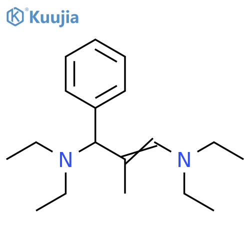 1-Propene-1,3-diamine, N,N,N',N'-tetraethyl-2-methyl-3-phenyl- structure