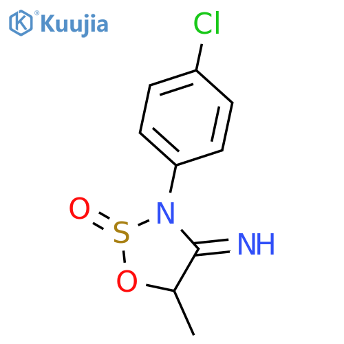 1,2,3-Oxathiazolidin-4-imine, 3-(4-chlorophenyl)-5-methyl-, 2-oxide structure