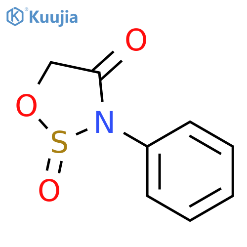 1,2,3-Oxathiazolidin-4-one, 3-phenyl-, 2-oxide structure