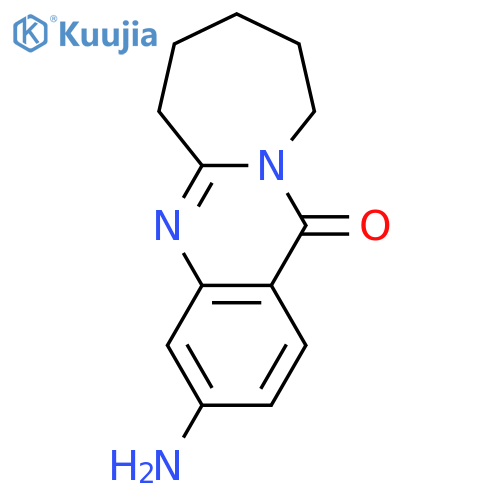 Azepino[2,1-b]quinazolin-12(6H)-one, 3-amino-7,8,9,10-tetrahydro- structure