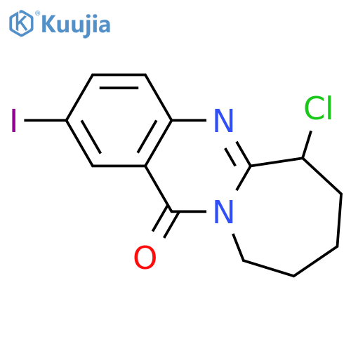 Azepino[2,1-b]quinazolin-12(6H)-one, 6-chloro-7,8,9,10-tetrahydro-2-iodo- structure
