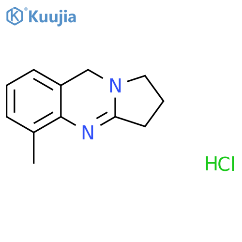 Pyrrolo[2,1-b]quinazoline, 1,2,3,9-tetrahydro-5-methyl-,monohydrochloride structure