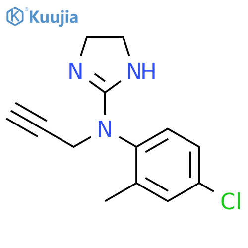 1H-Imidazol-2-amine,N-(4-chloro-2-methylphenyl)-4,5-dihydro-N-2-propynyl- structure