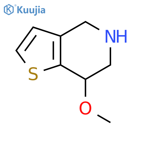 Thieno[3,2-c]pyridine, 4,5,6,7-tetrahydro-7-methoxy- structure