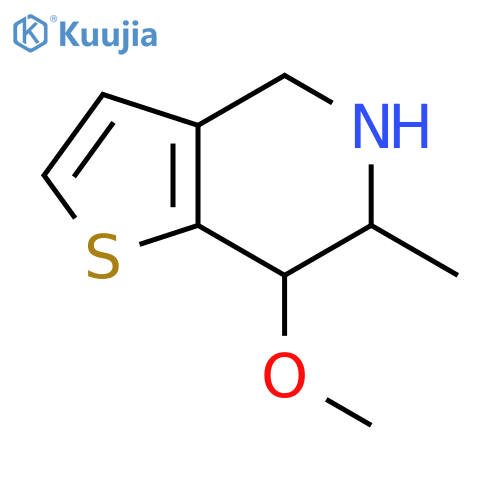 THIENO[3,2-C]PYRIDINE, 4,5,6,7-TETRAHYDRO-7-METHOXY-6-METHYL- structure
