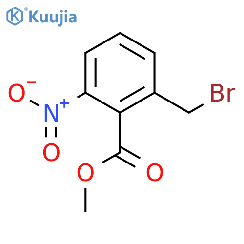 2-Bromomethyl-6-nitrobenzoic Acid Methyl Ester structure