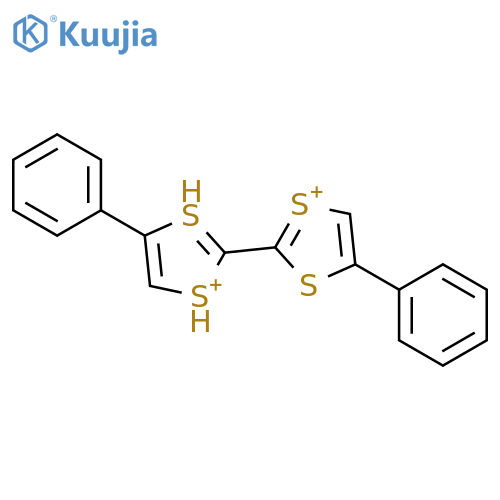 2,2'-Bi-1,3-dithiol-1-ium, 4,4'-diphenyl- structure