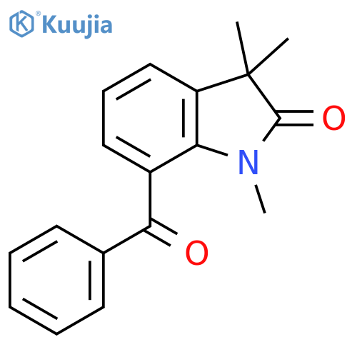 2H-Indol-2-one, 7-benzoyl-1,3-dihydro-1,3,3-trimethyl- structure