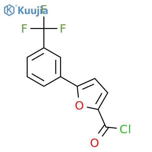 2-Furancarbonyl chloride, 5-[3-(trifluoromethyl)phenyl]- structure