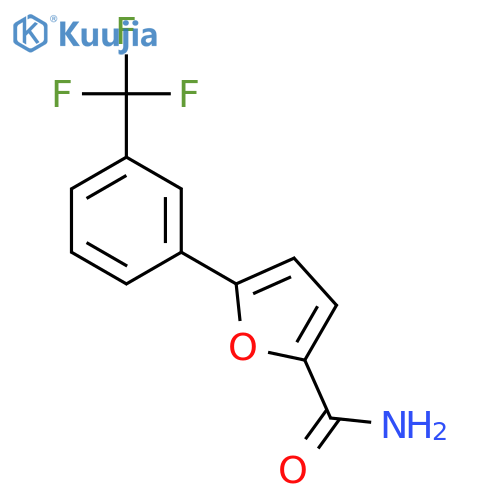 2-Furancarboxamide, 5-[3-(trifluoromethyl)phenyl]- structure