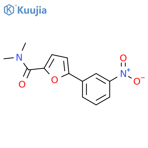 2-Furancarboxamide, N,N-dimethyl-5-(3-nitrophenyl)- structure