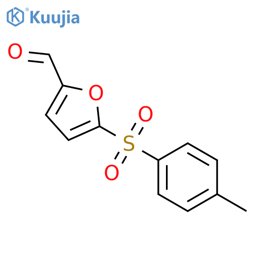 2-Furancarboxaldehyde, 5-[(4-methylphenyl)sulfonyl]- structure