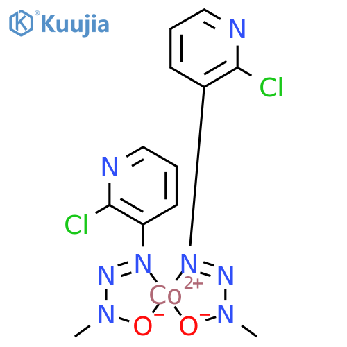 Cobalt, bis[2-chloro-3-(3-hydroxy-3-methyl-1-triazenyl)pyridinato]- (9CI) structure
