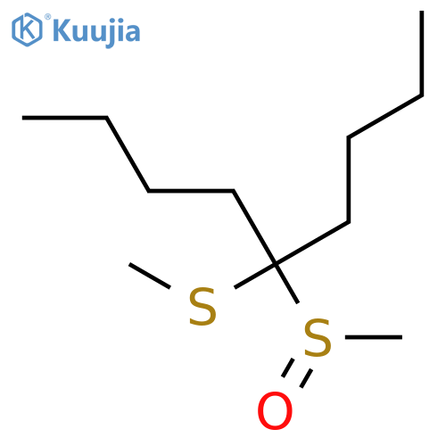 Nonane, 5-(methylsulfinyl)-5-(methylthio)- structure