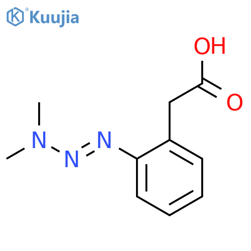 Benzeneacetic acid, 2-(3,3-dimethyl-1-triazenyl)- structure
