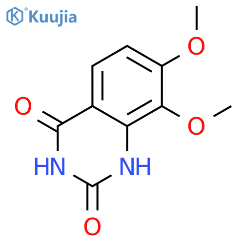 7,8-Dimethoxy-2,4(1H,3H)-quinazolinedione structure