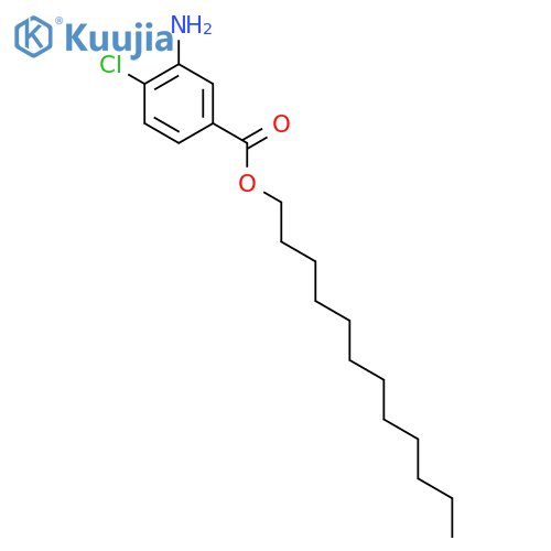 Dodecyl 3-amino-4-chlorobenzoate structure