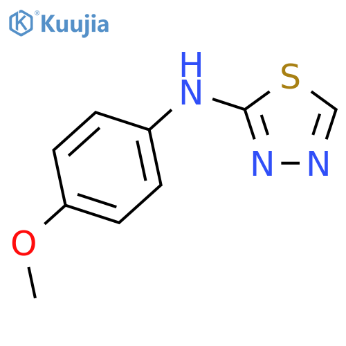 1,3,4-Thiadiazol-2-amine, N-(4-methoxyphenyl)- structure