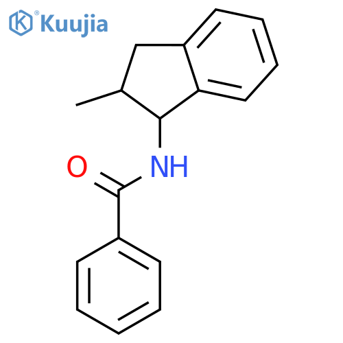 Benzamide, N-(2,3-dihydro-2-methyl-1H-inden-1-yl)- structure