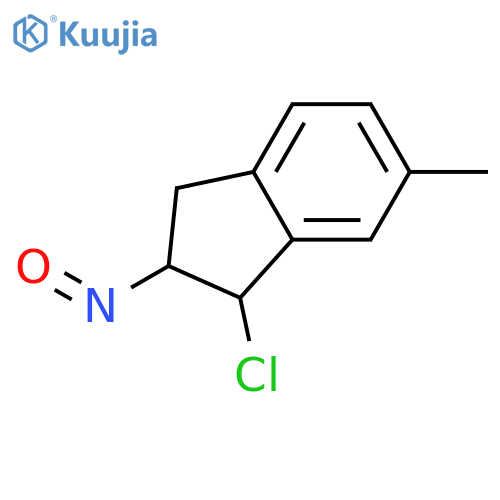 1H-Indene, 1-chloro-2,3-dihydro-6-methyl-2-nitroso- structure