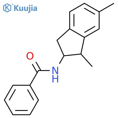 Benzamide, N-(2,3-dihydro-1,6-dimethyl-1H-inden-2-yl)- structure