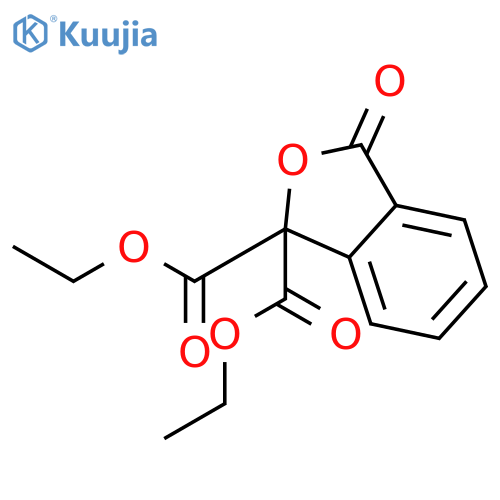 1,1(3H)-Isobenzofurandicarboxylic acid, 3-oxo-, diethyl ester structure