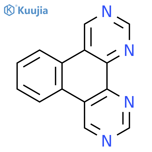 Benzo[f]pyrimido[5,4-h]quinazoline structure