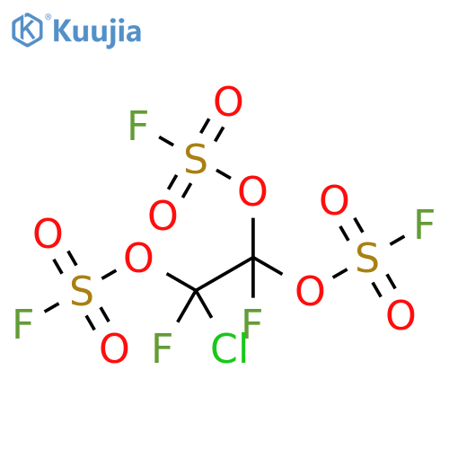 Fluorosulfuric acid, 1-chloro-1,2-difluoro-1-ethanyl-2-ylidene ester structure