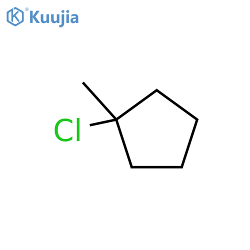 1-chloro-1-methylcyclopentane structure