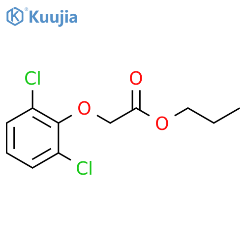 Acetic acid, (2,6-dichlorophenoxy)-, propyl ester structure