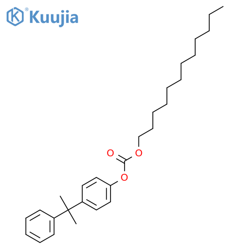 Carbonic acid, dodecyl 4-(1-methyl-1-phenylethyl)phenyl ester structure