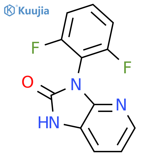 2H-Imidazo[4,5-b]pyridin-2-one, 3-(2,6-difluorophenyl)-1,3-dihydro- structure