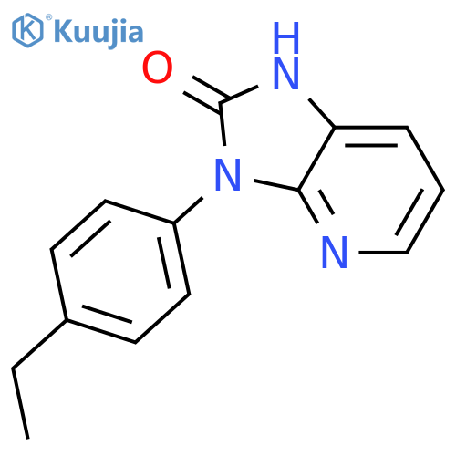 2H-Imidazo[4,5-b]pyridin-2-one, 3-(4-ethylphenyl)-1,3-dihydro- structure