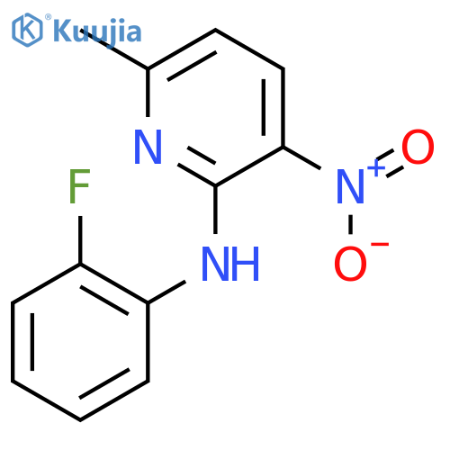 2-Pyridinamine, N-(2-fluorophenyl)-6-methyl-3-nitro- structure