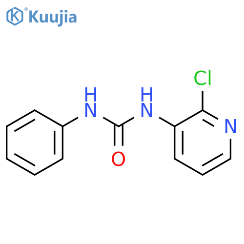 Urea, N-(2-chloro-3-pyridinyl)-N'-phenyl- structure