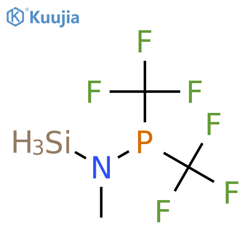 PHOSPHINOUS AMIDE, N-METHYL-N-SILYL-P,P-BIS(TRIFLUOROMETHYL)- structure