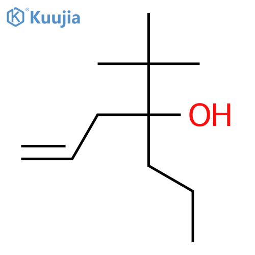 5-Hexen-3-ol, 2,2-dimethyl-3-propyl- structure
