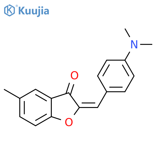 3(2H)-Benzofuranone, 2-[[4-(dimethylamino)phenyl]methylene]-5-methyl-, (E)- (9CI) structure